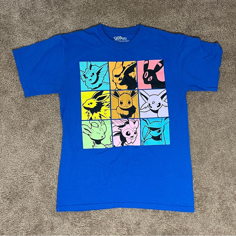 2016 Pokemon Eeveelution Shirt Size M Eevee Umbreon Espeon Sylveon Jolteon +…
